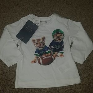 Boy football animal long sleeve